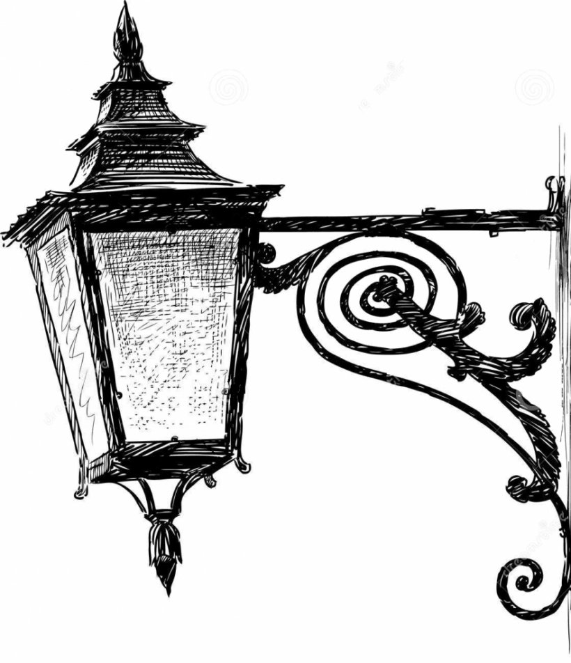 Street Light Lantern Drawing Oil Lamp, PNG, 882x1024px, Light, Black And White, Branch, Ceiling Fixture, Coleman Lantern Download Free