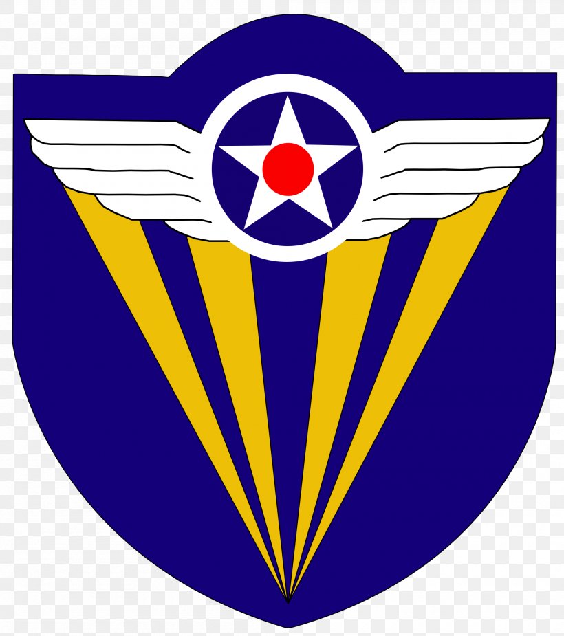 World War II United States Army Air Forces United States Air Force Symbol Fourth Air Force, PNG, 2000x2258px, World War Ii, Air Force, Crest, Eighth Air Force, Electric Blue Download Free