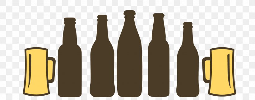 Beer Bottle Wine Glass Bottle, PNG, 1281x503px, Beer Bottle, Alcohol, Bar, Beer, Bottle Download Free