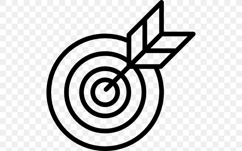 Symbol, PNG, 512x512px, Symbol, Archery, Area, Black And White, Bullseye Download Free