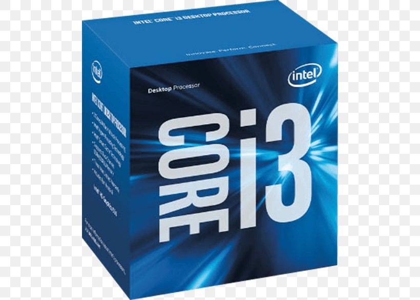 Intel Core I3-6100 Intel Core I3-4130 LGA 1151, PNG, 500x585px, Intel, Blue, Brand, Central Processing Unit, Cpu Socket Download Free
