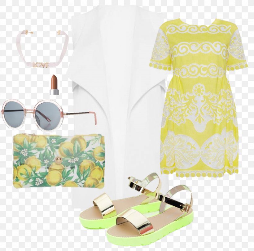 Dress, PNG, 974x962px, Dress, Day Dress, White, Yellow Download Free