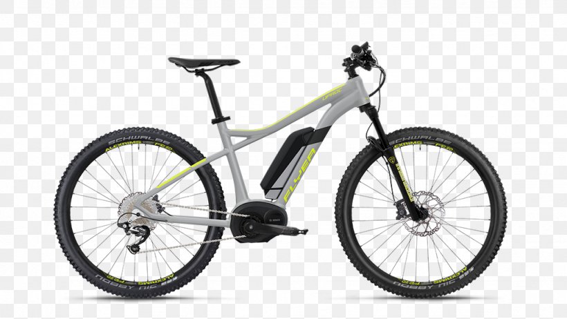 Electric Bicycle Mountain Bike Hardtail FLYER, PNG, 1024x578px, Bicycle, Assortment Strategies, Automotive Exterior, Automotive Tire, Bicycle Accessory Download Free