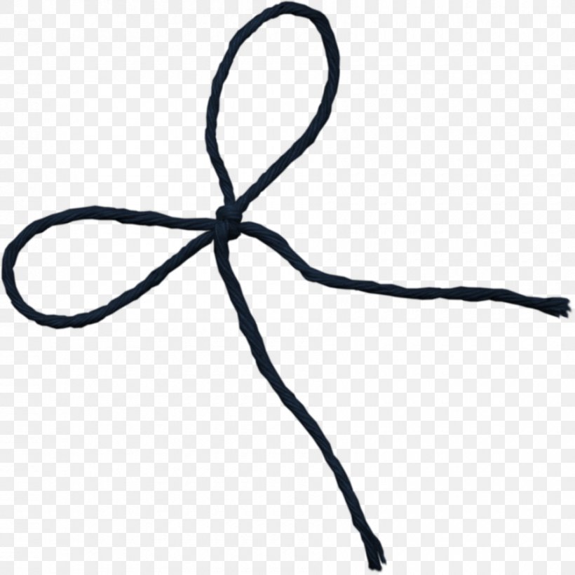 Shoelace Knot Rope, PNG, 900x900px, Shoelace Knot, Area, Black, Black And White, Butterfly Loop Download Free