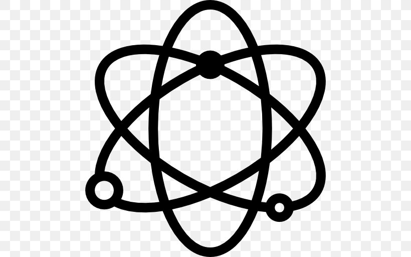 Atom Nuclear Physics, PNG, 512x512px, Atom, Atomic Nucleus, Atomic Theory, Black And White, Body Jewelry Download Free