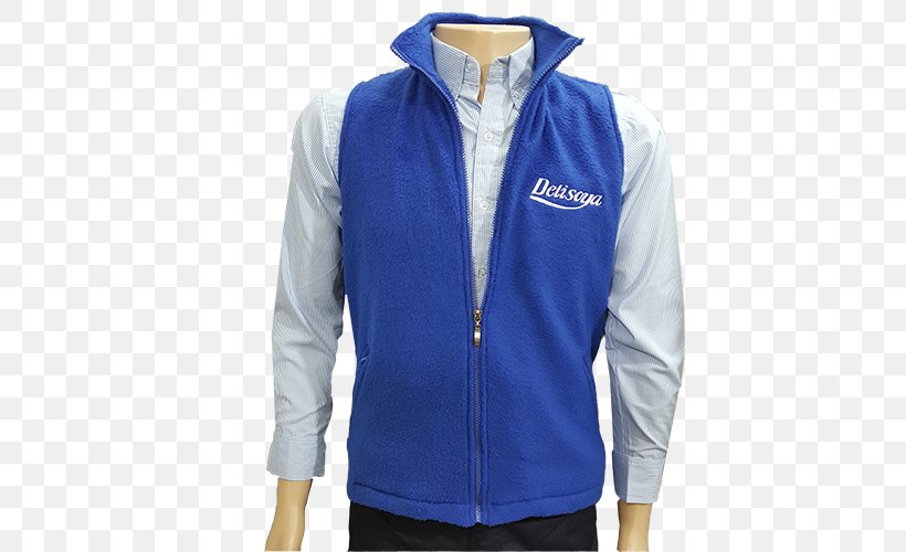 Hoodie Sleeve Waistcoat Lab Coats Zipper, PNG, 500x500px, Hoodie, Blue, Bluza, Button, Cobalt Blue Download Free