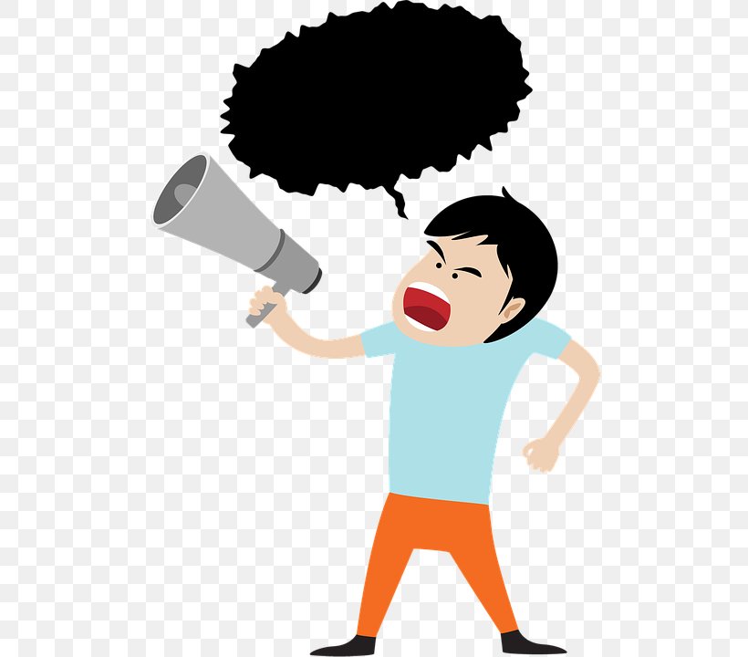 Megaphone Loudspeaker Image Clip Art Cartoon, PNG, 499x720px, Megaphone, Animated Cartoon, Art, Boy, Cartoon Download Free