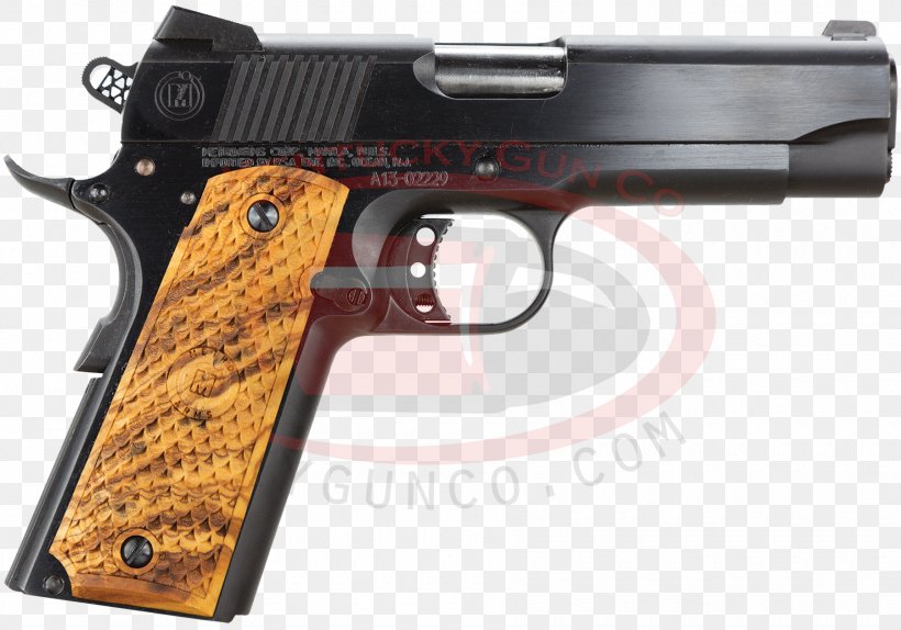 Trigger Firearm .45 ACP Automatic Colt Pistol M1911 Pistol, PNG, 1800x1261px, Watercolor, Cartoon, Flower, Frame, Heart Download Free