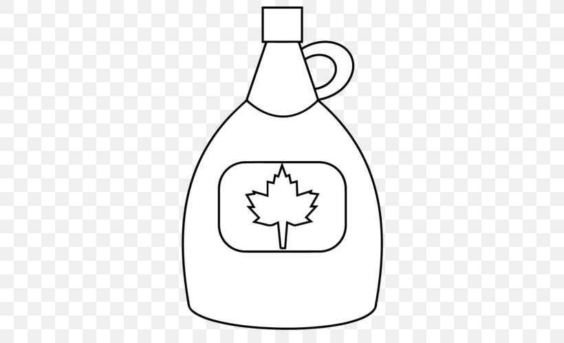 Pancake Maple Syrup Canadian Cuisine, PNG, 500x500px, Pancake, Area, Black And White, Bottle, Canadian Cuisine Download Free