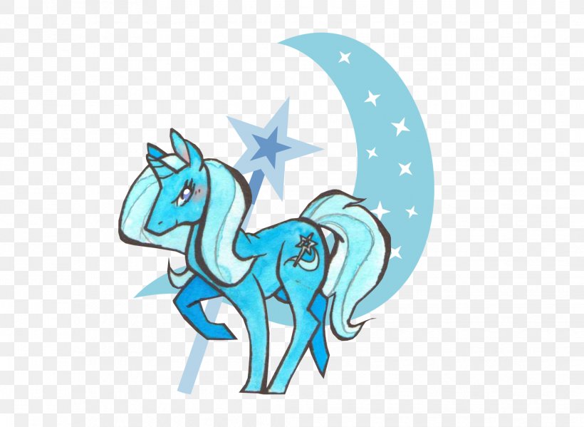 Pony Horse Cartoon Turquoise, PNG, 2064x1509px, Pony, Azure, Cartoon, Fictional Character, Horse Download Free