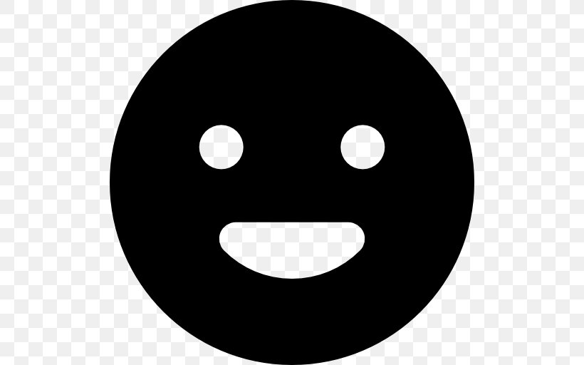 Smiley Mouth Face Emoticon, PNG, 512x512px, Smiley, Black, Black And White, Emoticon, Face Download Free