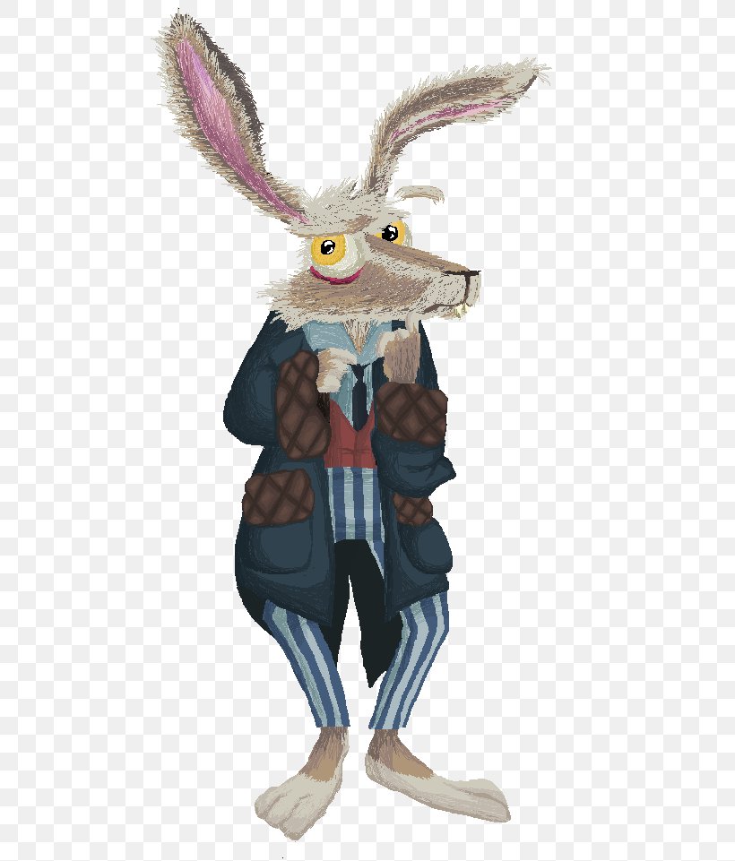 Rabbit Easter Bunny Hare Cartoon, PNG, 501x961px, Rabbit, Cartoon, Easter, Easter Bunny, Fictional Character Download Free