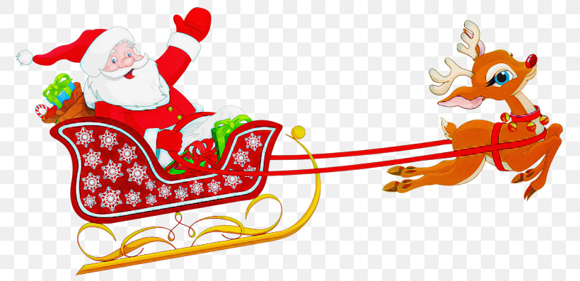 Santa Claus, PNG, 800x397px, Santa Claus, Christmas, Christmas Eve, Riding Toy, Sled Download Free