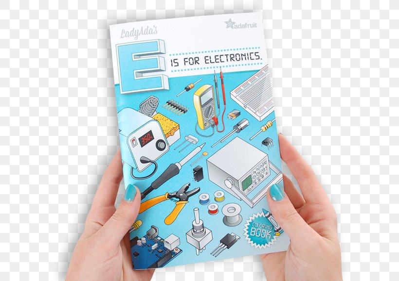Simple Electronics Projects Electrical Engineering Coloring Book, PNG, 612x579px, Electronics, Adafruit Industries, Book, Circuit Diagram, Color Download Free