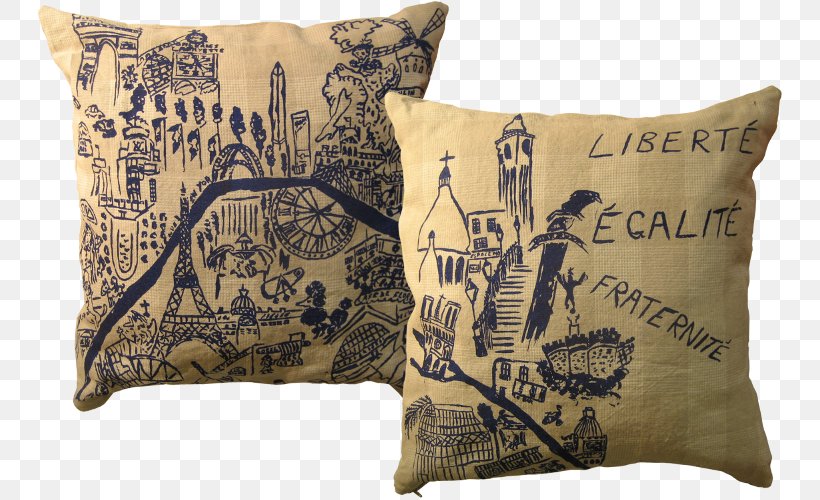 Cushion Throw Pillows Linen Cotton, PNG, 750x500px, Cushion, Aesthetics, Blue, Blueprint, Cotton Download Free