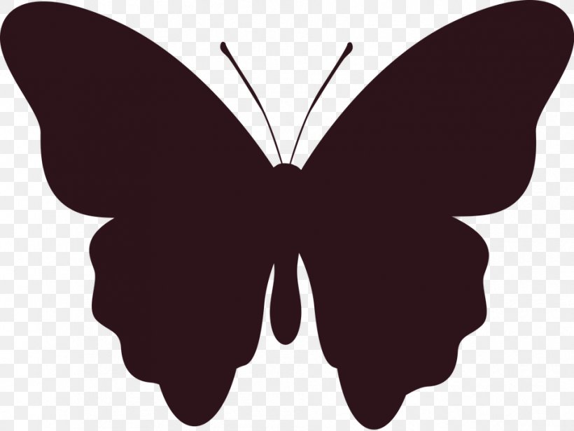 Butterfly Insect Silhouette Image Clip Art, PNG, 957x720px, Butterfly, Arthropod, Black And White, Brush Footed Butterfly, Butterflies And Moths Download Free