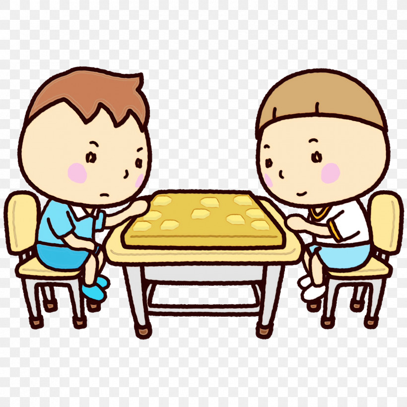 Cartoon Child Table Furniture Sharing, Png, 1680x1680px, School 