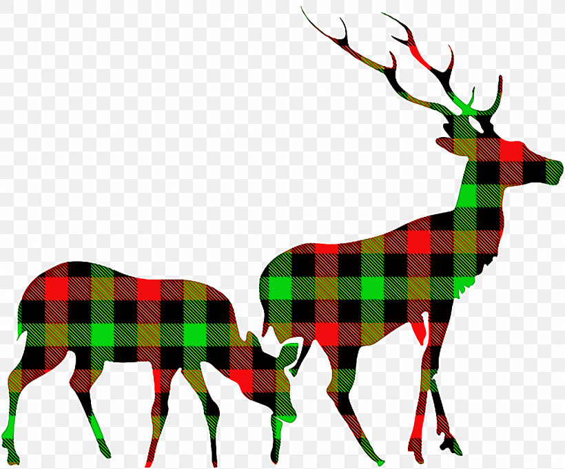 Christmas Day, PNG, 1280x1064px, Reindeer, Antler, Buffalo Plaid Deer, Christmas Day, Christmas Decoration Download Free