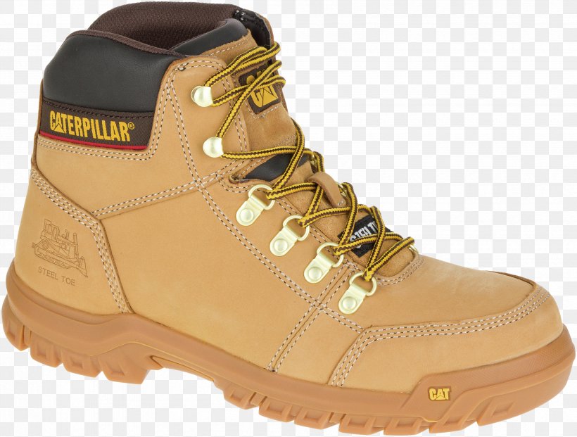 Steel-toe Boot Caterpillar Inc. Shoe Slip, PNG, 3370x2555px, Steeltoe Boot, Ariat, Beige, Boot, Brown Download Free