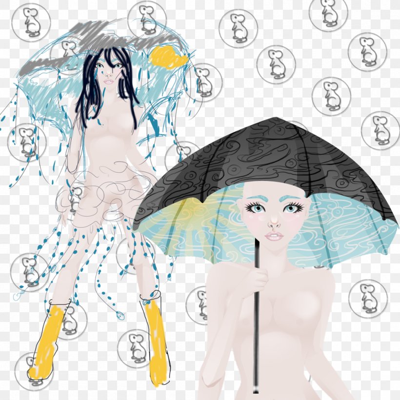 Umbrella Cartoon Nose Character, PNG, 999x999px, Watercolor, Cartoon, Flower, Frame, Heart Download Free