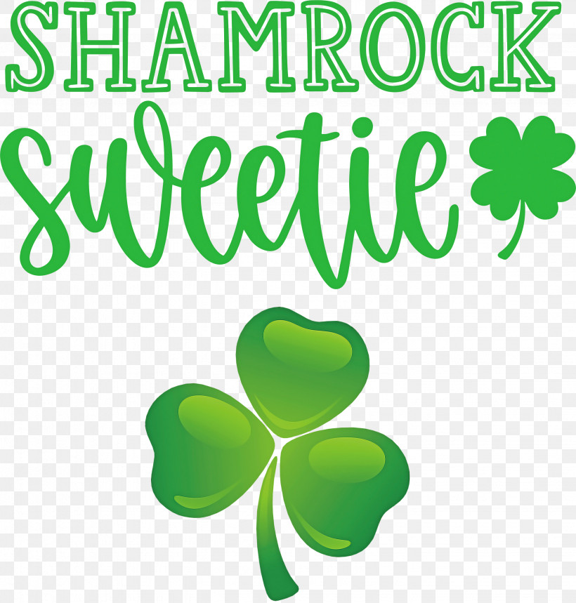 Shamrock St Patricks Day Saint Patrick, PNG, 2861x3000px, Shamrock, Geometry, Green, Leaf, Line Download Free