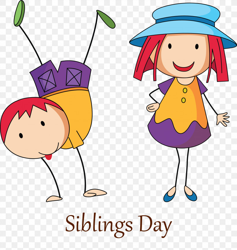 Happy Siblings Day, PNG, 2835x3000px, Happy Siblings Day, Cartoon, Happy Download Free