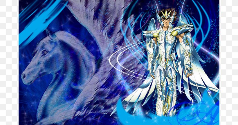 Pegasus Seiya Saint Seiya: Brave Soldiers Cygnus Hyoga Phoenix Ikki Saint Seiya: Knights Of The Zodiac, PNG, 768x432px, Watercolor, Cartoon, Flower, Frame, Heart Download Free