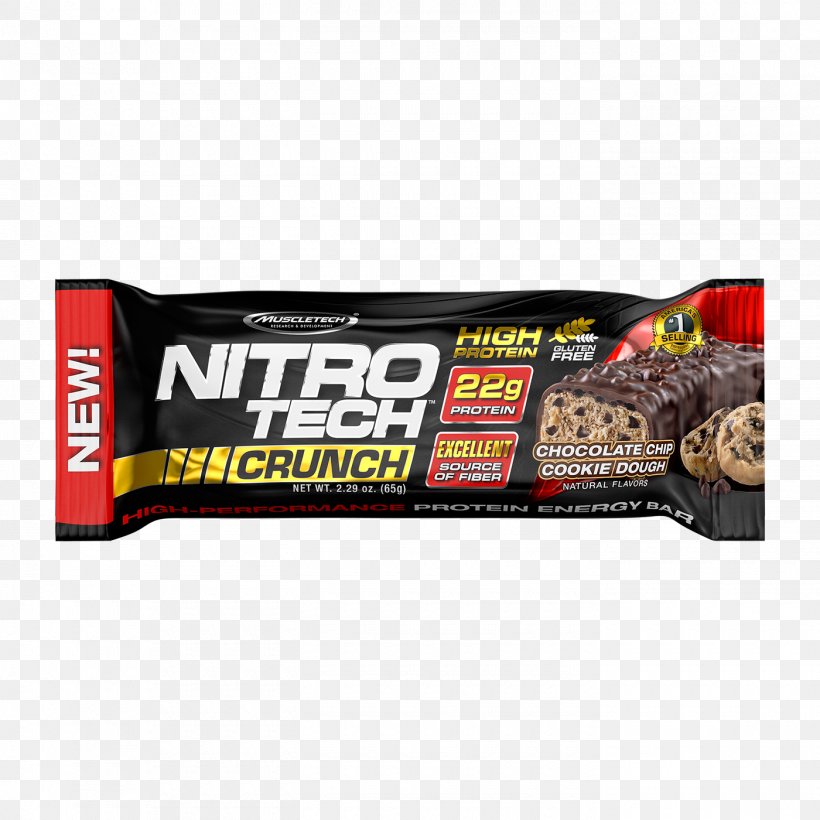 Chocolate Chip Cookie Muscletech Nitro-Tech Crunch Bar Muscletech Nitro Tech Crunch Bars Dietary Supplement Protein Bar, PNG, 1400x1400px, Chocolate Chip Cookie, Biscuits, Chocolate, Chocolate Bar, Chocolate Chip Download Free