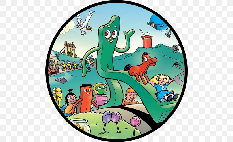 Gumby Cartoon Animated Film Organism, PNG, 500x500px, Gumby, Animated Cartoon, Animated Film, Art, Cartoon Download Free