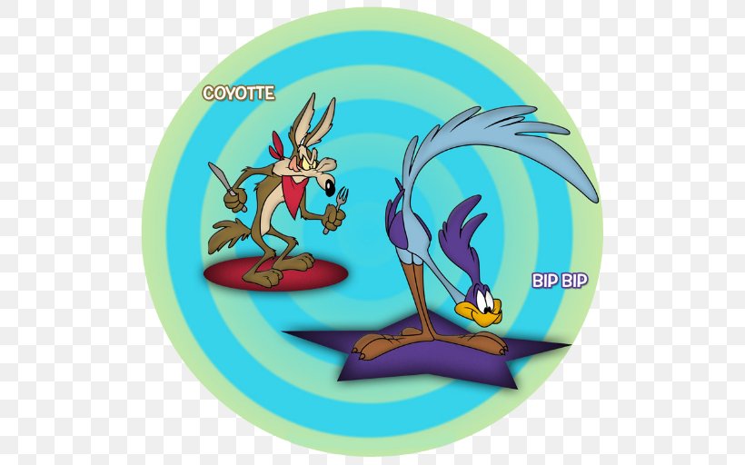 Wile E. Coyote And The Road Runner Wile E. Coyote And The Road Runner Drawing, PNG, 512x512px, Watercolor, Cartoon, Flower, Frame, Heart Download Free