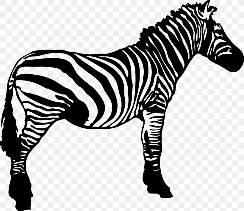 Zebra Black And White Stripe Clip Art, PNG, 2147x1859px, Zebra, Black, Black And White, Horse Like Mammal, Line Art Download Free