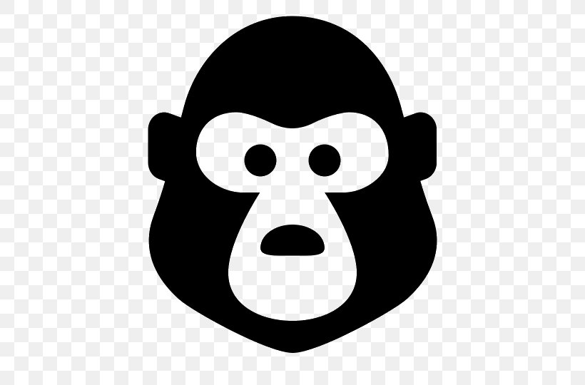 Gorilla Harambe Ape Clip Art, PNG, 540x540px, Gorilla, Ape, Black And White, Face, Harambe Download Free