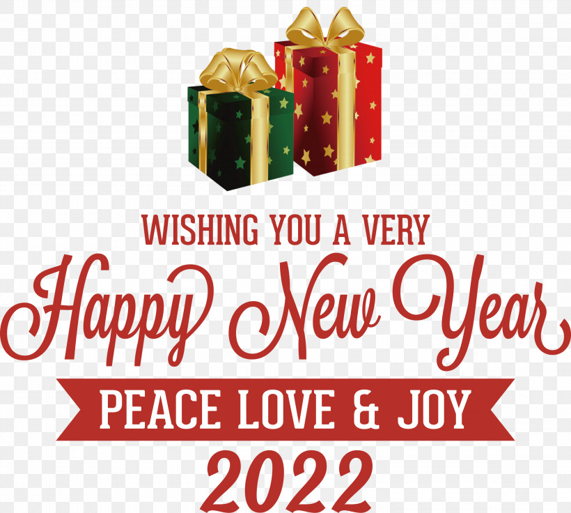 2022 New Year Happy New Year 2022 2022, PNG, 3000x2693px, Bauble, Christmas Day, Gift, Logo, Meter Download Free