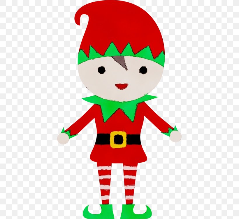 Christmas Elf, PNG, 427x750px, Watercolor, Cartoon, Christmas, Christmas Elf, Fictional Character Download Free