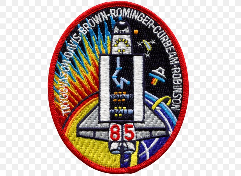 STS-85 Space Shuttle Program Mission Patch Astronaut STS-66, PNG, 600x600px, Space Shuttle Program, Astronaut, Badge, Canadian Space Agency, Emblem Download Free