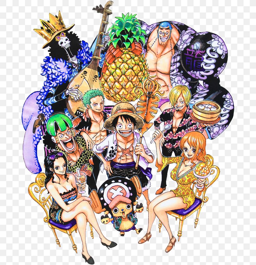 Monkey D. Luffy Nami Roronoa Zoro Usopp One Piece, PNG, 683x849px, Watercolor, Cartoon, Flower, Frame, Heart Download Free