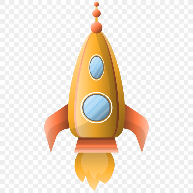 Vector Graphics Rocket Stock Illustration, PNG, 2500x2500px, Rocket, Cartoon, Flat Design, Orange, Rocket Engine Download Free