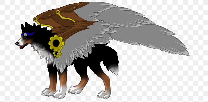 Canidae Steampunk Dog Feather, PNG, 710x405px, Canidae, Adoption, Auction, Beak, Bird Download Free