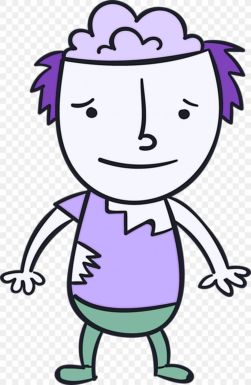 Cartoon Purple Head Cheek Finger, PNG, 1908x2934px, Cartoon, Cheek, Child, Finger, Head Download Free