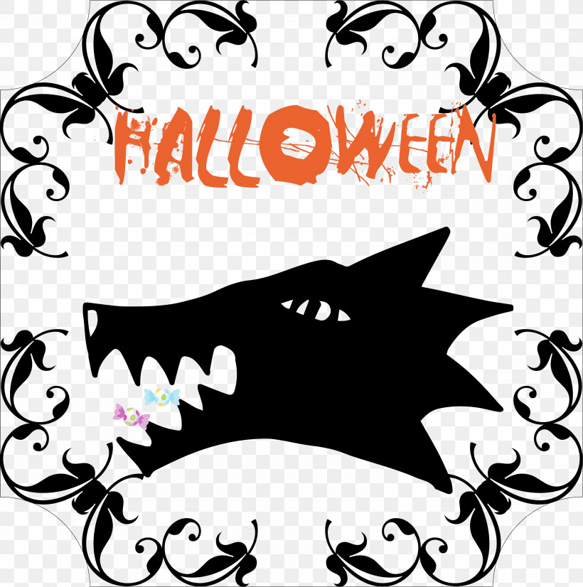 Happy Halloween, PNG, 2976x3000px, Happy Halloween, Cat, Catlike, Happiness, Line Download Free