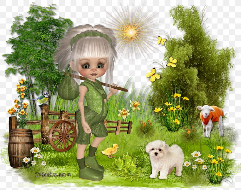 Mammal Lawn Flowering Plant Meadow, PNG, 950x750px, Mammal, Art, Cartoon, Character, Computer Download Free