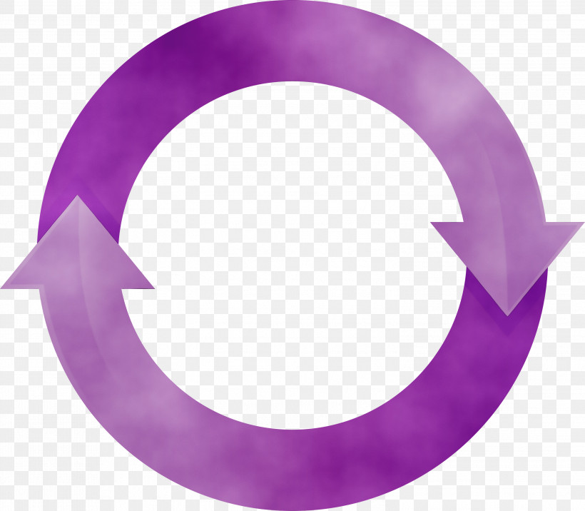 Violet Purple Circle Pink Font, PNG, 2999x2622px, Watercolor, Circle, Crescent, Logo, Magenta Download Free