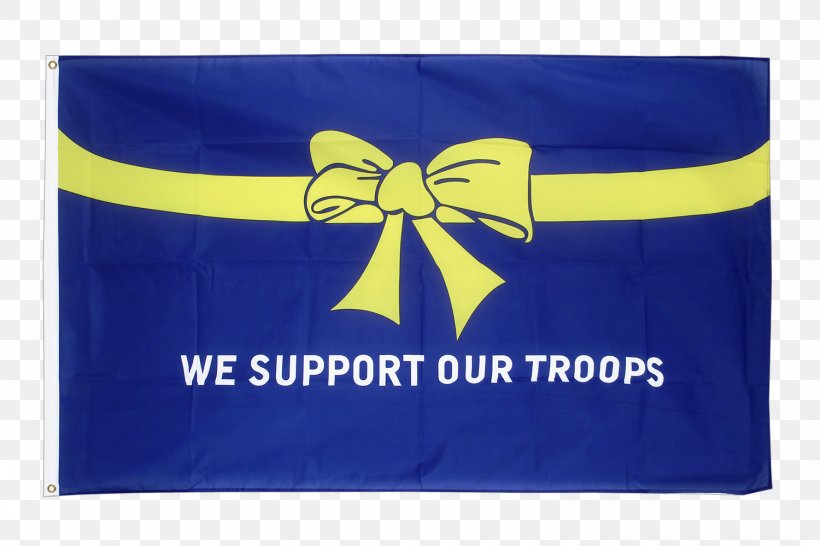 Flag Of The United States Flag Of The United States Support Our Troops Yellow Ribbon, PNG, 1500x1000px, United States, Banner, Blue, Brand, Electric Blue Download Free