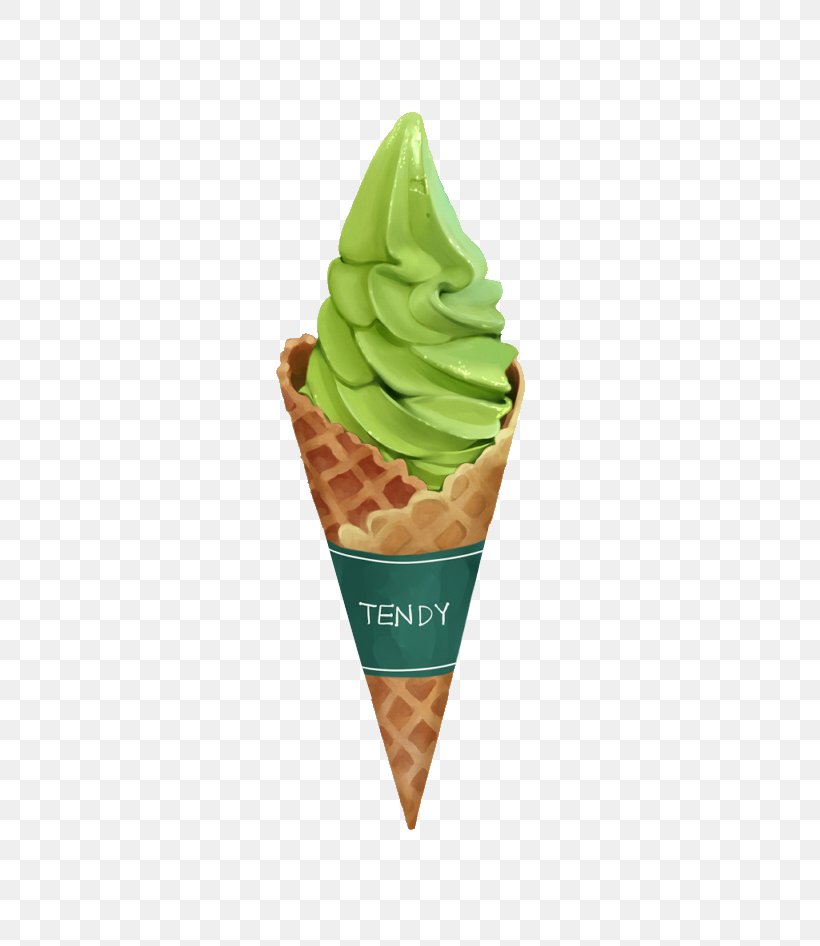 Green Tea Ice Cream Green Tea Ice Cream Matcha, PNG, 748x946px, Ice Cream, Chocolate, Cone, Cream, Dairy Product Download Free