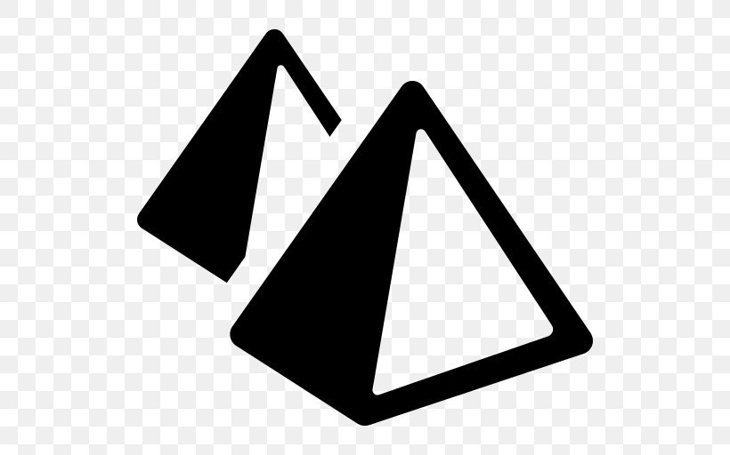 Hexagonal Pyramid Icon Png 512x512px Egyptian Pyramids