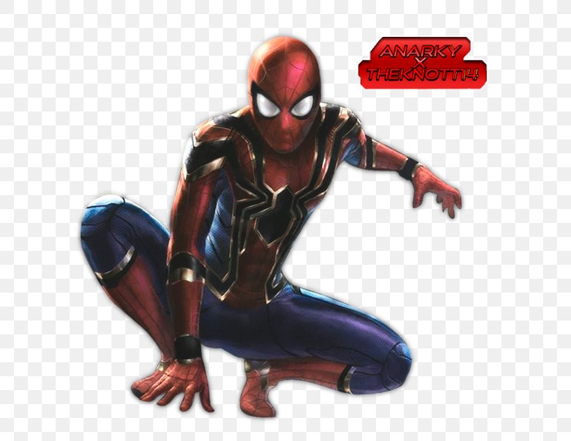 Spider-Man Iron Man Star-Lord Iron Spider Marvel Cinematic Universe, PNG, 640x633px, Spiderman, Avengers Infinity War, Comics, Fictional Character, Figurine Download Free