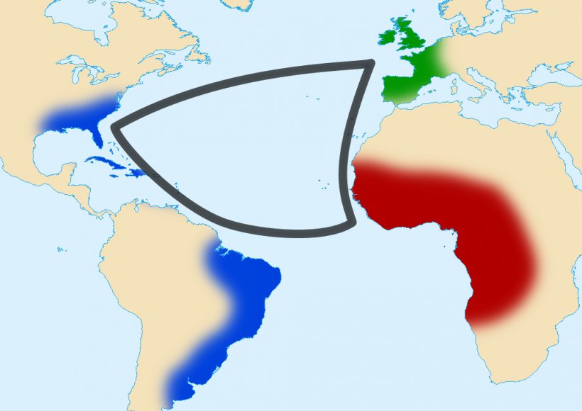 Africa Europe Americas 18th Century Triangular Trade, PNG, 1032x730px, Watercolor, Cartoon, Flower, Frame, Heart Download Free