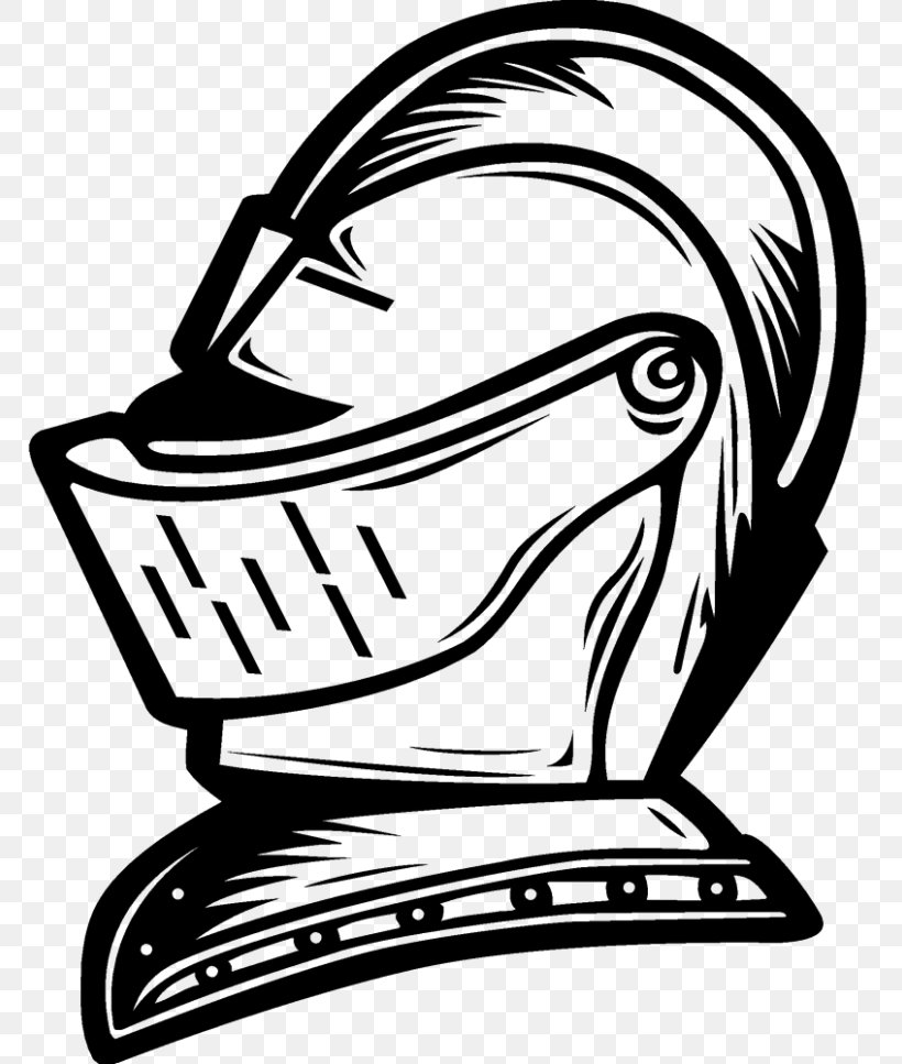 Knight Helmet Clip Art, PNG, 768x967px, Knight, Armour, Art, Artwork, Black And White Download Free