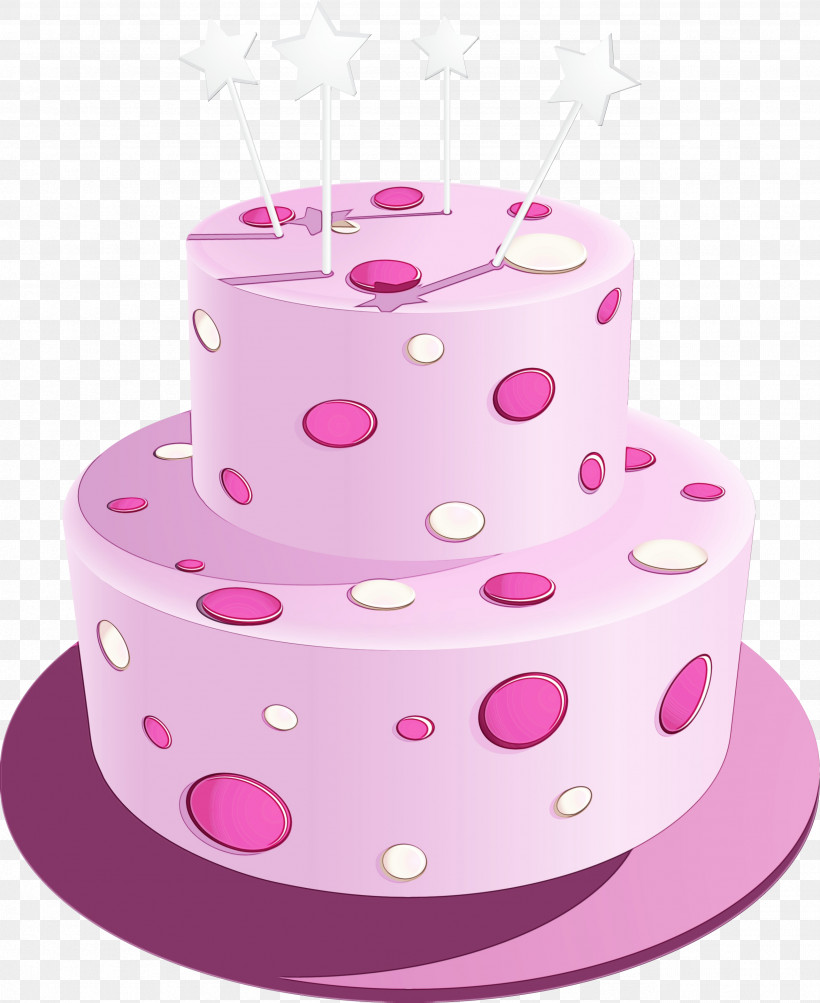 Birthday Cake, PNG, 2567x3140px, Watercolor, Baked Goods, Birthday Cake, Cake, Cake Decorating Download Free