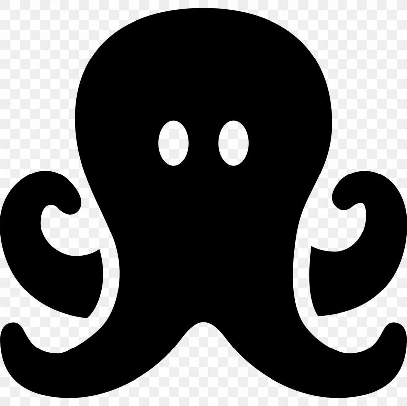 Download Octopus Clip Art, PNG, 1600x1600px, Octopus, Animal, Black, Black And White, Computer Download Free